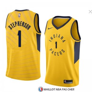 Maillot Indiana Pacers Lance Stephenson Statement 2018 Jaune