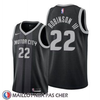 Maillot Detroit Pistons Glenn Robinson Iii Ville Edition Noir