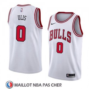 Maillot Chicago Bulls Tyler Ulis No 0 Association 2018 Blanc
