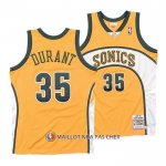 Maillot Seattle Supersonics Kevin Durant Mitchell & Ness 2007-08 Jaune