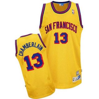 Maillot Jaune Chamberlain Golden State Warriors Revolution 30