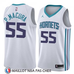 Maillot Charlotte Hornets J. P.macura No 55 Association 2018 Blanc