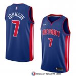 Maillot Detroit Pistons Stanley Johnson Icon 2018 Bleu