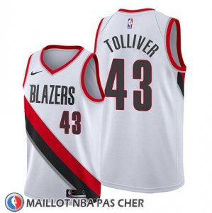 Maillot Portland Trail Blazers Anthony Tolliver Association Blanc