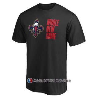 Maillot Manche Courte New Orleans Pelicans Whole New Game Noir