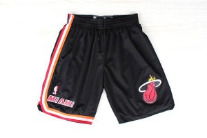 Short retro de Noir Miami Heat NBA