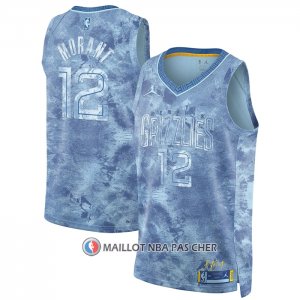 Maillot Memphis Grizzlies Ja Morant NO 12 Select Series 2023 Bleu