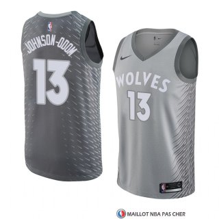 Maillot Minnesota Timberwolves Darius Johnson-odom Ville 2018 Gris