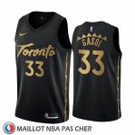 Maillot Tornto Raptors Marc Gasol Ville Edition Noir