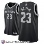 Maillot Detroit Pistons Blake Griffin No 23 Ciudad 2018-19 Noir