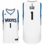 Maillot Fete des Peres Timberwolves Dad 1 Blanc