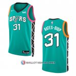Maillot San Antonio Spurs Keita Bates-Diop NO 31 Ville 2022-23 Vert