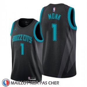 Maillot Charlotte Hornets Malik Monk Ville Edition Noir
