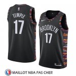 Maillot Brooklyn Nets Garrett Temple Ville 2019 Noir