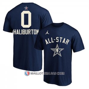 Maillot Manche Courte All Star 2024 Tyrese Haliburton Bleu
