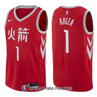 Maillot Houston Rockets Trevor Ariza Ciudad 1 2017-18 Rouge