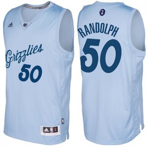 Maillot Navidad 2016 Zach Randolph Grizzlies Claro 50 Bleu