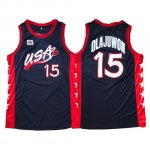 Maillot USA 1996 Olajuwon 15 Noir Maillot USA 1996 Olajuwon 15 Noir