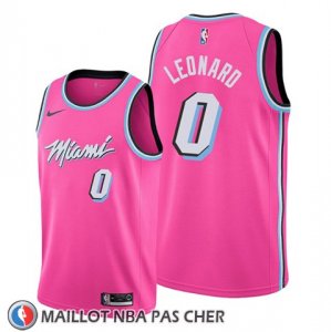 Maillot Miami Heat Meyers Leonard Earned Rosa