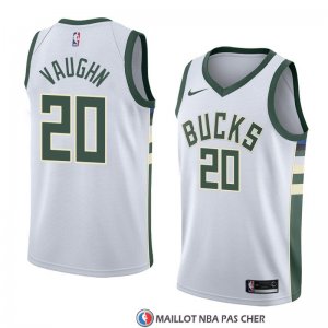 Maillot Milwaukee Bucks Rashad Vaughn Association 2018 Blanc