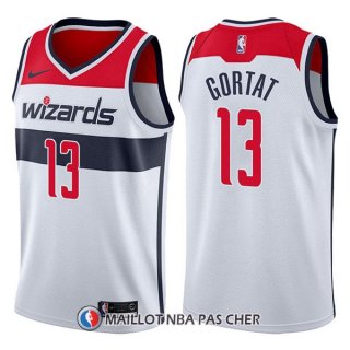 Maillot Washington Wizards Marcin Gortat Association 13 2017-18 Blanc