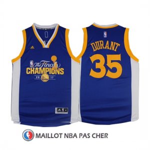 Maillot Champion Final Golden State Warriors Durant 35 2017 Bleu