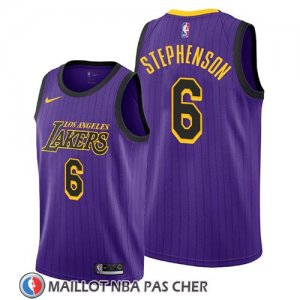 Maillot Los Angeles Lakers Lance Stephenson Ciudad 2019 Volet