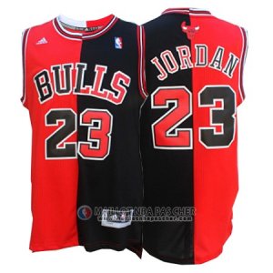 Maillot Bulls Jordan Rouge #23 Noir