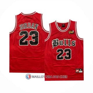 Maillot Chicago Bulls Michael Jordan NO 23 NBA Final Rouge