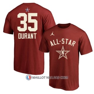 Maillot Manche Courte All Star 2024 Kevin Durant Rouge