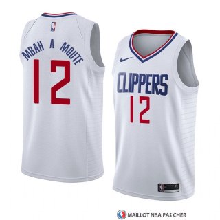 Maillot Los Angeles Clippers Luc Mbah a Moute Association 2018 Blanc