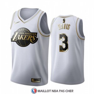 Maillot Golden Edition Los Angeles Lakers Anthony Davis Blanc