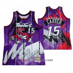 Maillot Tornto Raptors Vince Carter NO 15 Mitchell & Ness 1998-99 Volet