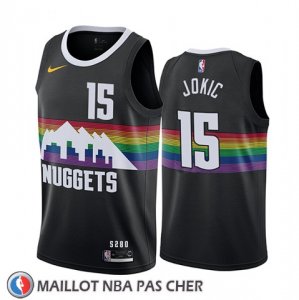 Maillot Denver Nuggets Nikola Jokic Ville Noir