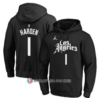 Veste a Capuche Los Angeles Clippers James Harden Ville 2019-20 Noir