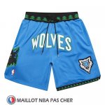 Short Minnesota Timberwolves Mitchell And Ness Jsut Don Bleu