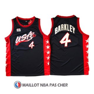 Maillot USA 1996 Barkley 4 Noir
