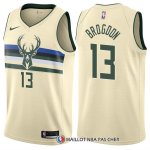 Maillot Milwaukee Bucks Malcolm Brogdon Ville 13 Creme