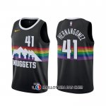 Maillot Denver Nuggets Juan Hernangomez Ville 2019-20 Noir