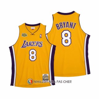 Maillot Los Angeles Lakers Kobe Bryant NO 8 Icon 1999-00 Finals Bound Jaune