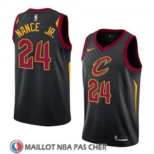 Maillot Cleveland Cavaliers Larry Nance Jr. No 24 Statement 2018 Noir
