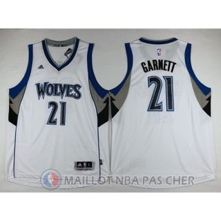 Maillot Minnesota Timberwolves Garnett #21 Blanc