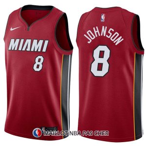 Maillot Miami Heat Tyler Johnson Statement 8 2017-18 Rouge