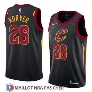 Maillot Cleveland Cavaliers Kyle Korver No 26 Statement 2018 Noir