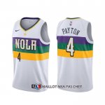 Maillot New Orleans Pelicans Elfrid Payton Ville Blanc