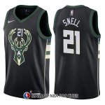 Maillot Milwaukee Bucks Tony Snell Statement 21 2017-18 Noir