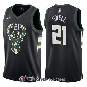 Maillot Milwaukee Bucks Tony Snell Statement 21 2017-18 Noir