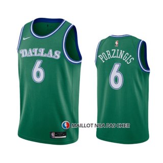 Maillot Dallas Mavericks Kristaps Porzingis Hardwood Classics 2020-21 Vert