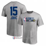 Maillot Manche Courte All Star 2024 Nikola Jokic Gris