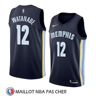 Maillot Memphis Grizzlies Yuta Watanabe No 12 Icon 2018 Bleu